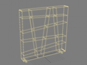 bookshelf 10 max 2011 3D 模型