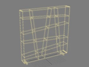 bookshelf 10 max 2011 3D Model