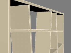 bookshelf 10 max 2011 3D Model