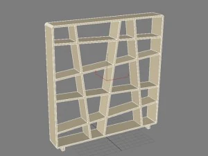 bookshelf 10 max 2011 3D Model