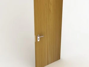 Holzt&uuml;r 1 max. 2008 3D Modell