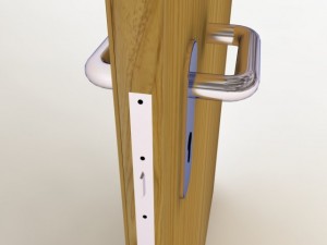 wood door 1 max 2008 3D Model