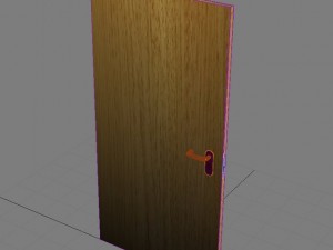 wood door 1 max 2008 3D Model