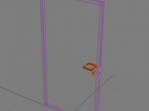 wood door 1 max 2008 3D Model