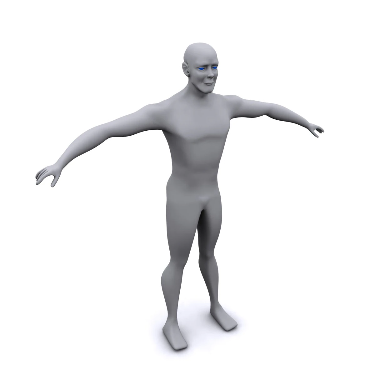 base character man max 2008 3D Model .c4d .max .obj .3ds .fbx .stl .blend 