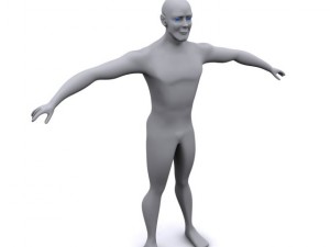 base character man max 2008 3D-Modell
