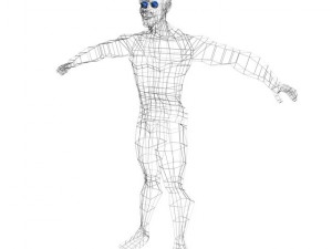 base character man max 2008 Modelo 3D