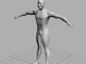 base character man max 2008 3D Model