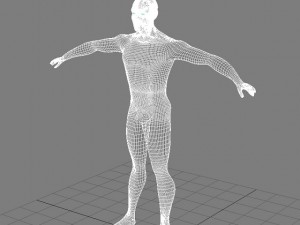 base character man max 2008 Modelo 3D