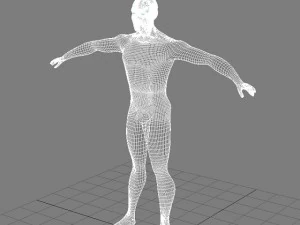 base character man max 2008 3D Model