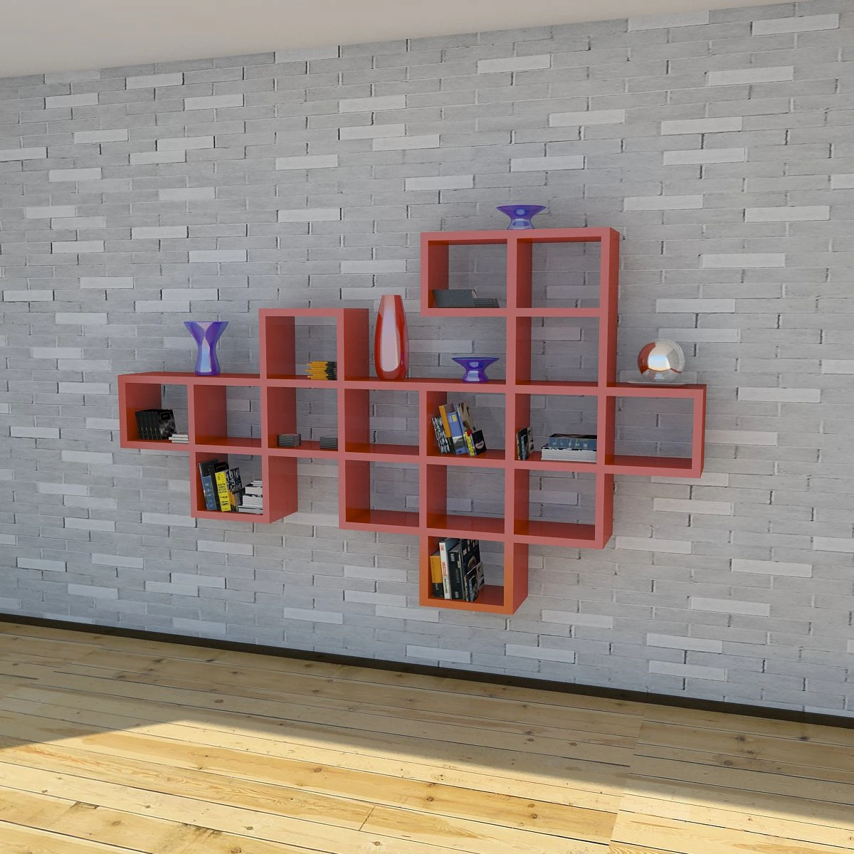 bookshelf 2 max 2011 3D Model .c4d .max .obj .3ds .fbx .stl .blend 