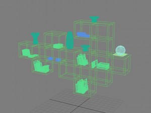bookshelf 2 max 2011 3D 模型