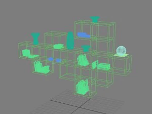 bookshelf 2 max 2011 3D Model