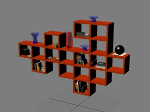 bookshelf 2 max 2011 3D Model