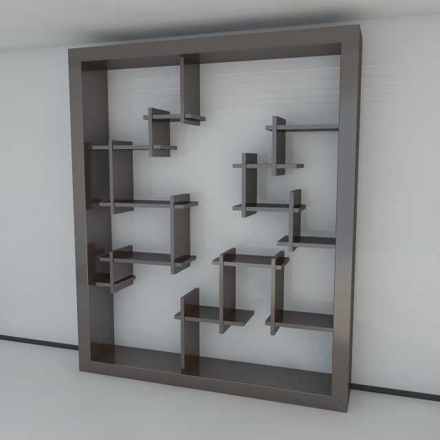 bookshelf 7 max 2011 3Dモデル .c4d .max .obj .3ds .fbx .stl .blend 