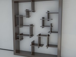 bookshelf 7 max 2011 3D-Modell