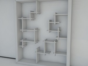 bookshelf 7 max 2011 3Dモデル