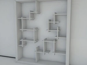 bookshelf 7 max 2011 3D Model