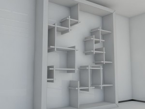 bookshelf 7 max 2011 3Dモデル