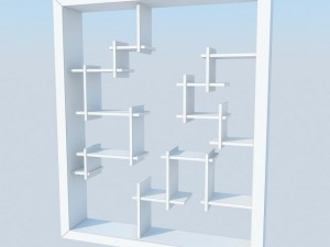 bookshelf 7 max 2011 3Dモデル