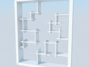 bookshelf 7 max 2011 3D Model