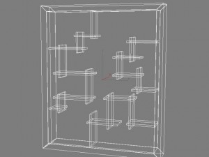 bookshelf 7 max 2011 3Dモデル