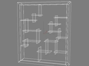 bookshelf 7 max 2011 3D Model