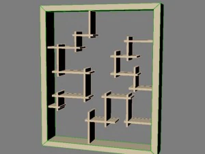 bookshelf 7 max 2011 3D Model