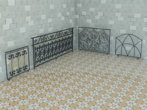 railing art max 2011 3D-Modell