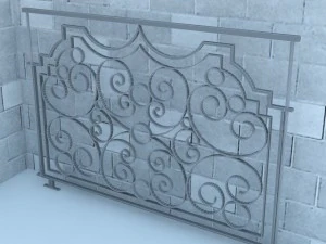 railing art max 2011 3D Model