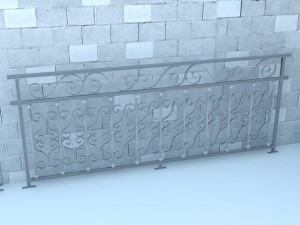 railing art max 2011 Modelo 3D