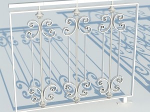 railing art max 2011 Modelo 3D