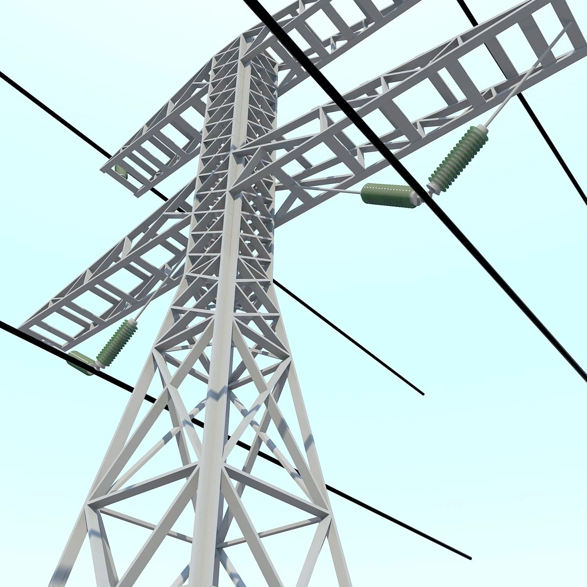 electrical tower max 2011 3D Model .c4d .max .obj .3ds .fbx .stl .blend 
