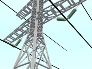 electrical tower max 2011 3D Model