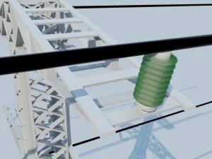 electrical tower max 2011 3D Model