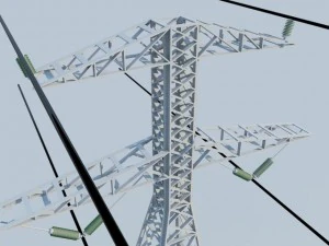 electrical tower max 2011 3D Model