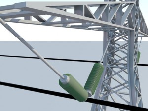 electrical tower max 2011 3D 模型