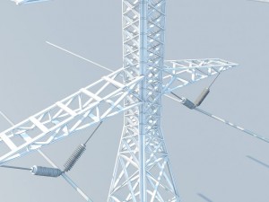 electrical tower max 2011 3D 模型