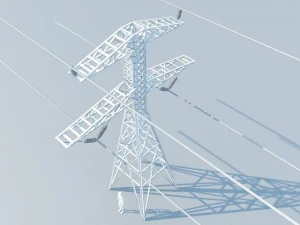 electrical tower max 2011 3D Model