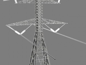 electrical tower max 2011 3D 模型