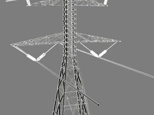 electrical tower max 2011 3D Model
