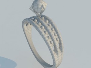 ring pearl Model 3D