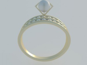 ring pearl Model 3D