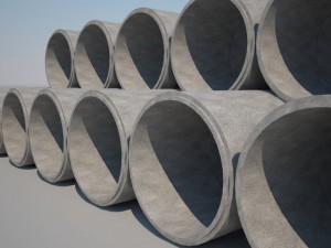 concrete pipes max 2011 3D-Modell