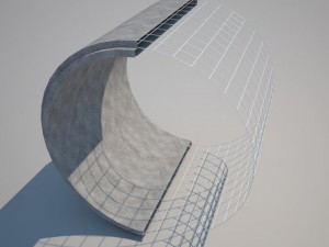 concrete pipes max 2011 3D Model