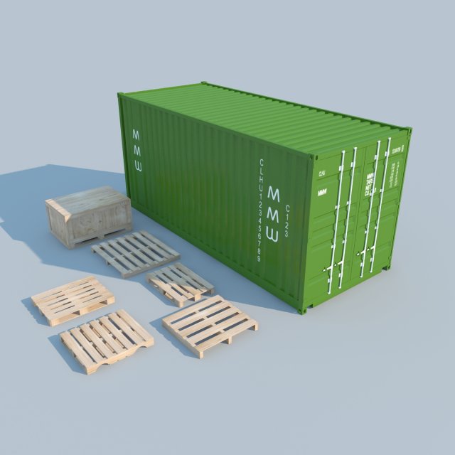 container max 2011 3D Model .c4d .max .obj .3ds .fbx .stl .blend 