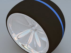 futuristic wheel concept max 2011 3D-Modell