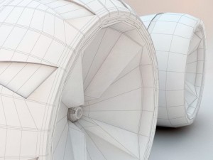 futuristic wheel concept max 2011 3D Model