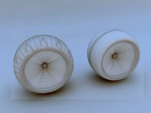 conceito de roda futurista max 2011 Modelo 3D