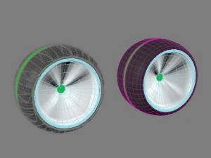 conceito de roda futurista max 2011 Modelo 3D